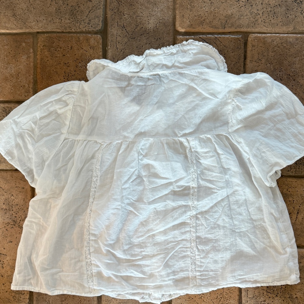 American Eagle High Rise Baggy Wide Leg Jean and Top Bundle - Picture 9 of 11